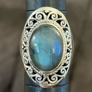 Labradorite Sterling Silver Ring